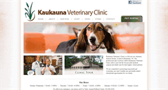 Desktop Screenshot of kaukaunavet.com